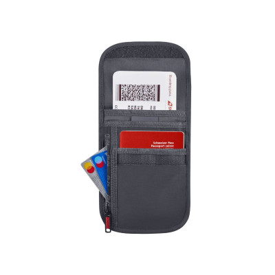 Портмоне за врат Wenger Travel Document RFID Neck Pouch, сиво 611878 Портмоне за врат Wenger Travel Document RFID Neck Pouch, сиво 611878