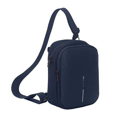 Чанта за през рамо/тяло XD-design Boxy Sling, морскосиня P705.955 Чанта за през рамо/тяло XD-design Boxy Sling, морскосиня P705.955