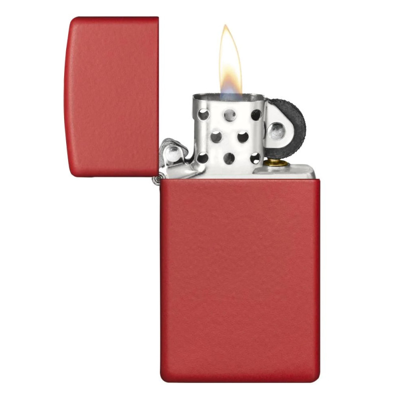 Запалка Zippo 1633 - Slim® Red Matte 1633