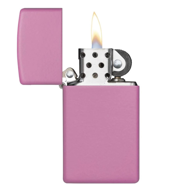 Запалка Zippo 1638 Slim® Pink Matte 1638