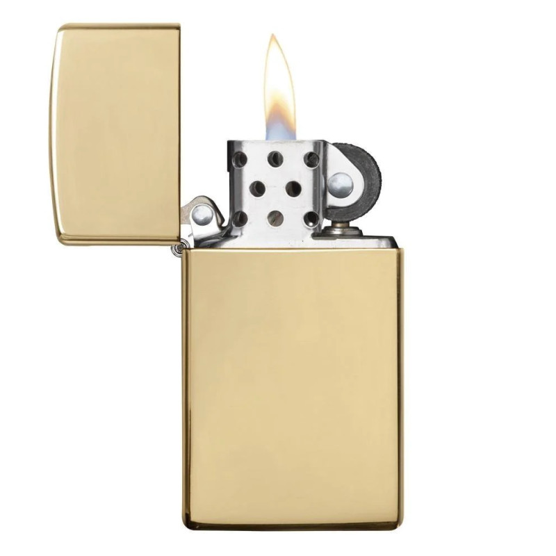 Запалка Zippo 1654B Slim® High Polish Brass 1654B