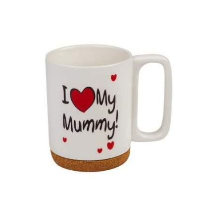 Подарък за мама - Порцеланова чаша с текст I Love My Mummy