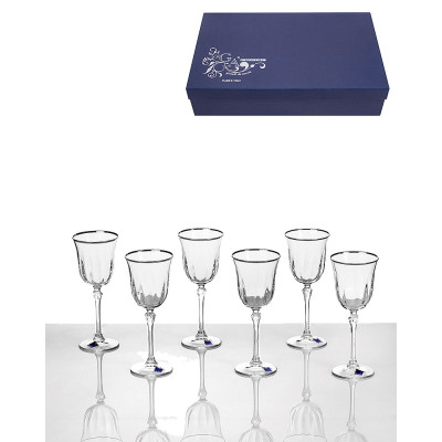 Сервиз 6 чаши за вино GA Cristal Ludovica VM0101