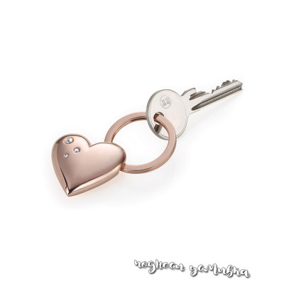 Ключодържател със сърце и кристали Troika Rosy Heart Ключодържател със сърце и кристали Troika Rosy Heart