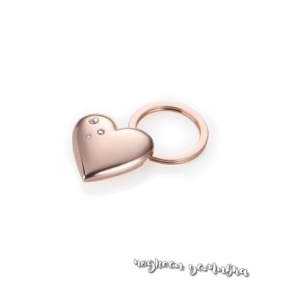 Ключодържател със сърце и кристали Troika Rosy Heart Ключодържател със сърце и кристали Troika Rosy Heart
