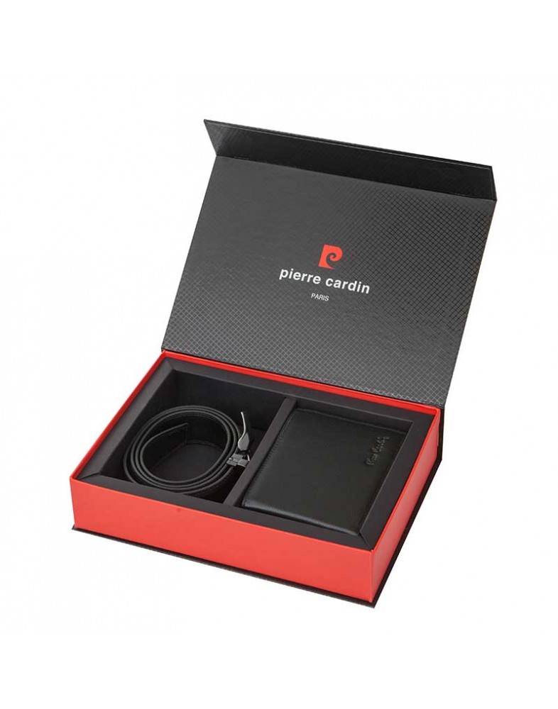 pierre cardin wallet and belt set