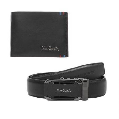 Pierre Cardin PCL045G4 Мъжки комплект портфейл и колан 125см Pierre Cardin PCL045G4 Мъжки комплект портфейл и колан 125см