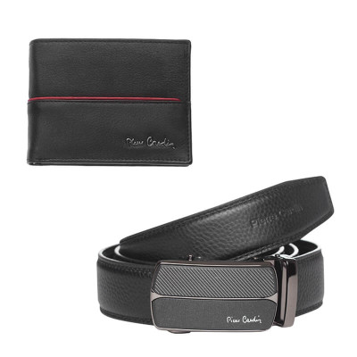 Pierre Cardin PCL045R2 Комплект мъжки портфейл и колан 115см