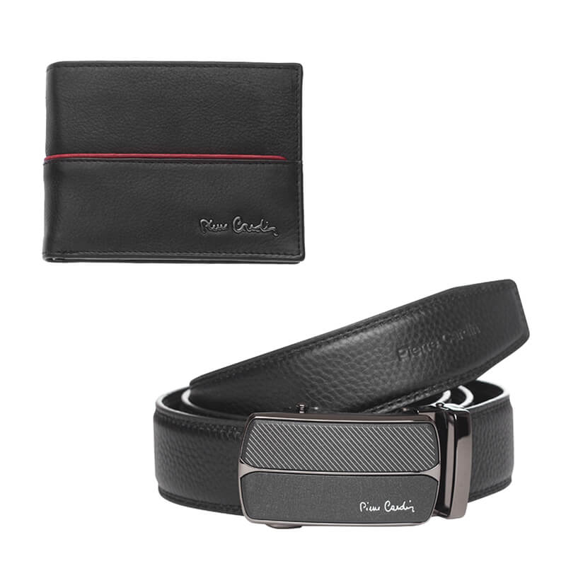 Pierre Cardin PCL045R3 Комплект мъжки портфейл и колан 120см Pierre Cardin PCL045R3 Комплект мъжки портфейл и колан 120см