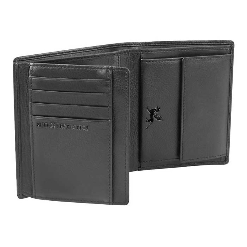 Мъжки портфейл от естествена кожа с RFID защита Mano M19159BK