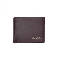 Кафяв мъжки портфейл от естествена кожа Pierre Cardin PCL02328