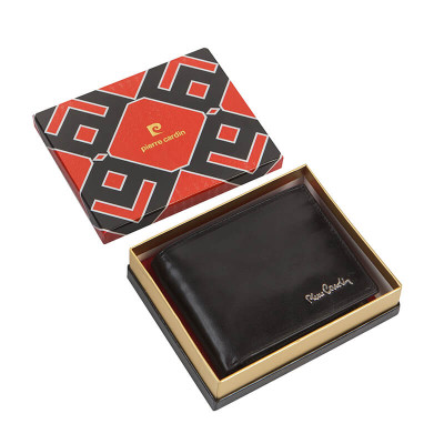 Мъжки портфейл от естествена кожа с RFID защита Pierre Cardin PCL02000