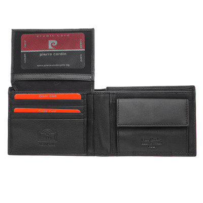 Мъжки портфейл от естествена кожа с RFID защита Pierre Cardin PCL02001 Мъжки портфейл от естествена кожа с RFID защита Pierre Cardin PCL02001