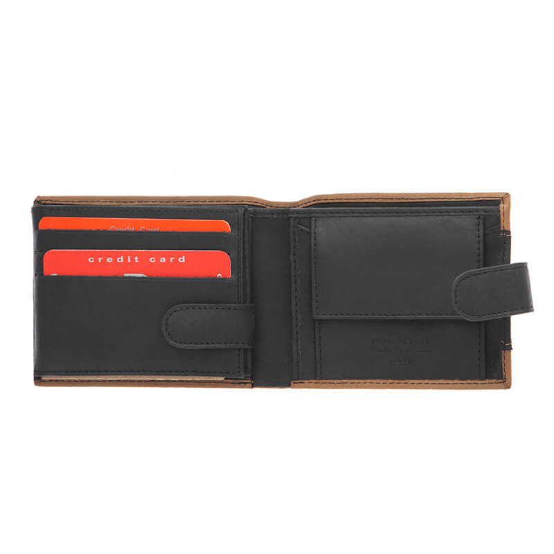 Кафяв мъжки портфейл естествена кожа с RFID защита Pierre Cardin PCL02729 Кафяв мъжки портфейл естествена кожа с RFID защита Pierre Cardin PCL02729