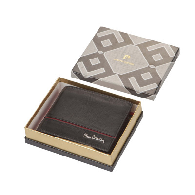 Мъжки портфейл с RFID защита от естествена кожа Pierre Cardin PCL02008