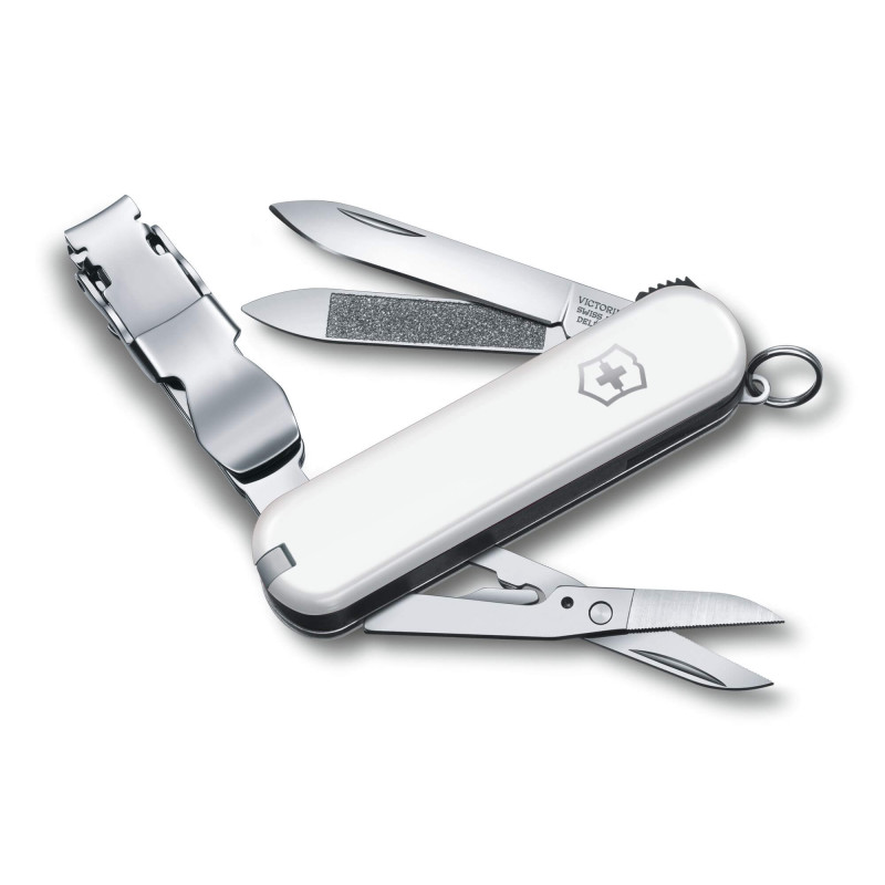 Victorinox 0.6463.7 Nail Clip 580 с нокторезачка, бял