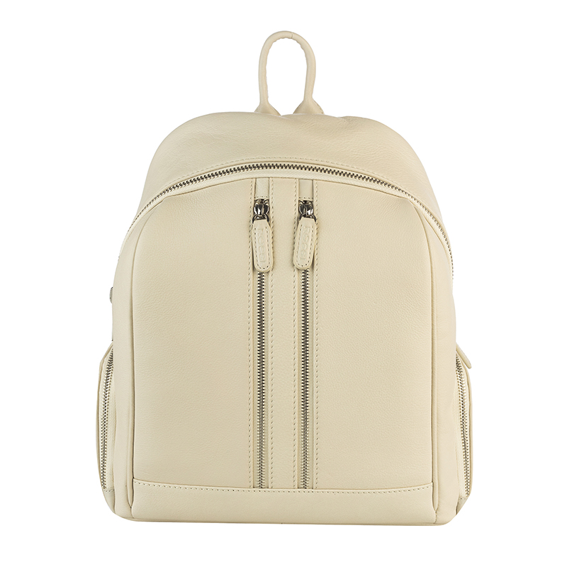 Rossi RSL89157 Дамска раница от естествена кожа, слонова кост