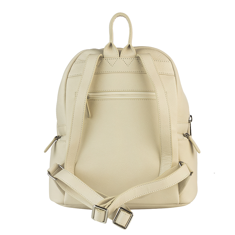 Rossi RSL89157 Дамска раница от естествена кожа, слонова кост