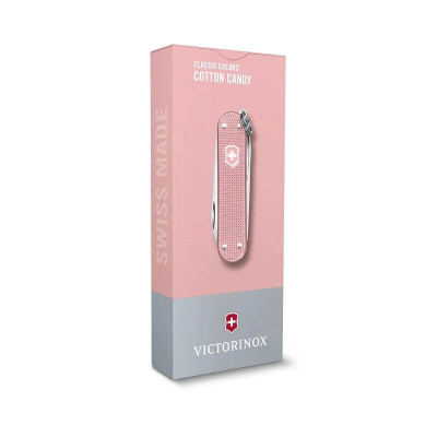 Victorinox 0.6221.252G Classic Alox Дамски швейцарски джобен нож, розов Victorinox 0.6221.252G Classic Alox Дамски швейцарски джобен нож, розов