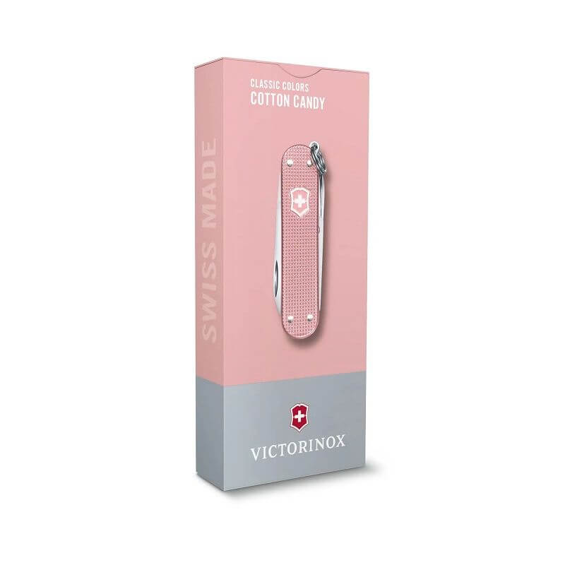 Victorinox 0.6221.252G Classic Alox Дамски швейцарски джобен нож, розов