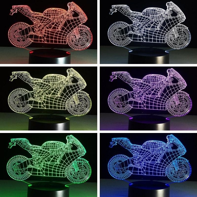 Нощна лампа с 3D LED Мотор