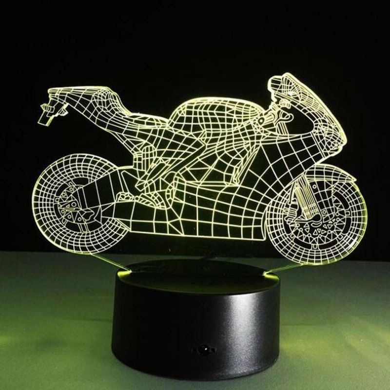 Нощна лампа с 3D LED Мотор