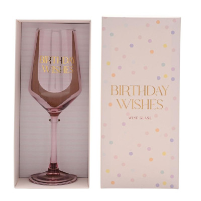 Чаша за вино Birthday Wishes