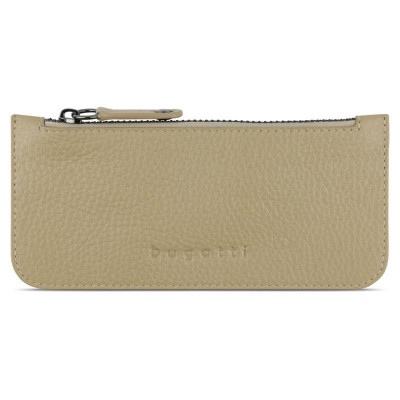 Дамски кожен портфейл Bugatti Elsa Long, бежов