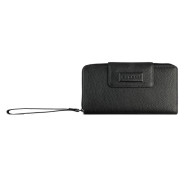 Дамски кожен портфейл Bugatti Elsa Long Zip Wallet, черен