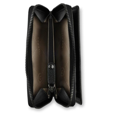 Дамски кожен портфейл Bugatti Elsa Zip Wallet, черен