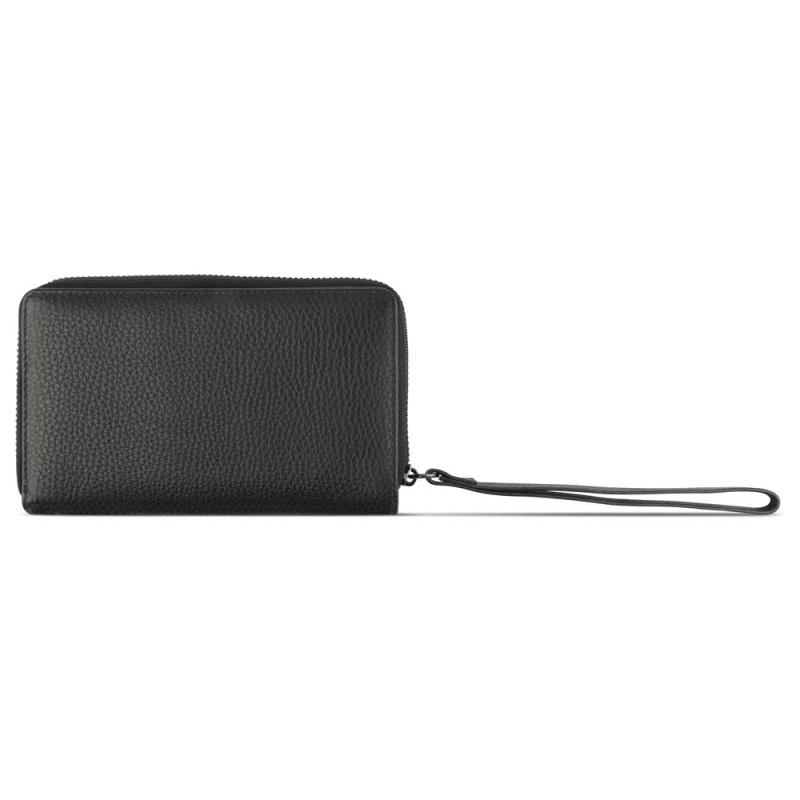 Дамски кожен портфейл Bugatti Elsa Zip Wallet, черен