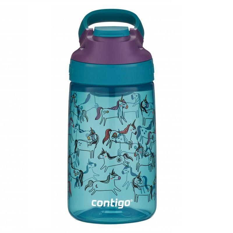 Детска бутилка за вода Contigo Gizmo Sip, eднорози