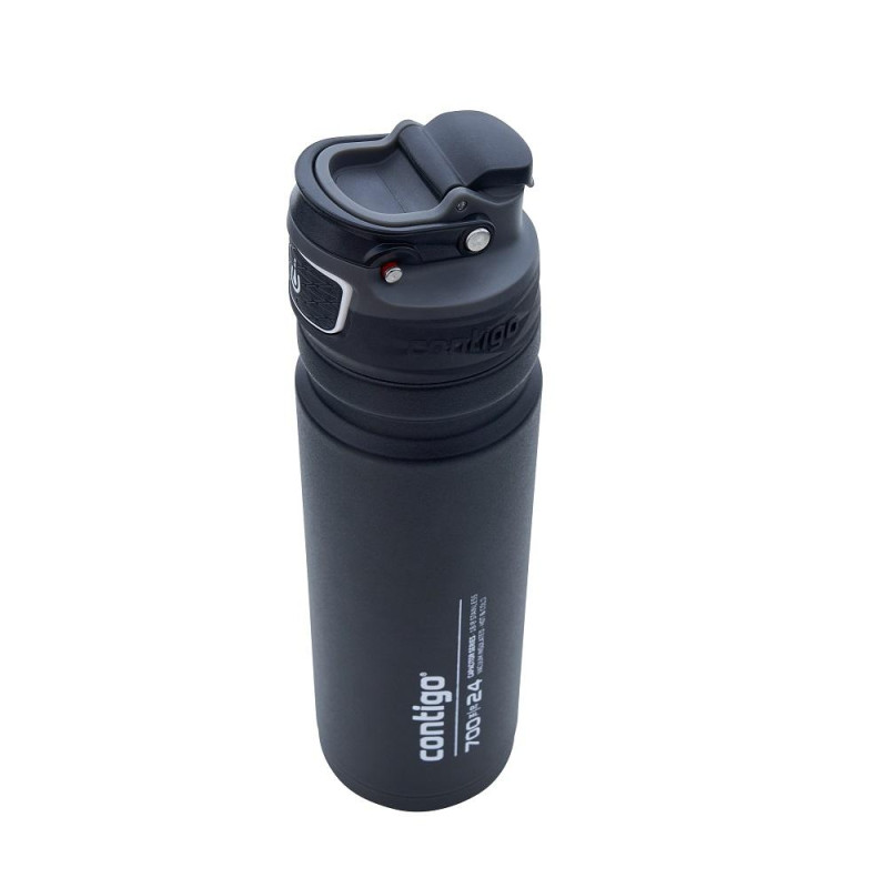 Двустенна бутилка за вода CONTIGO Free Flow AUTOSEAL™, 700 мл, Black