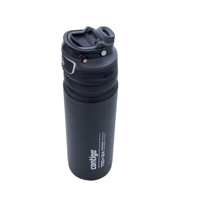 Двустенна бутилка за вода CONTIGO Free Flow AUTOSEAL™, 700 мл, Black