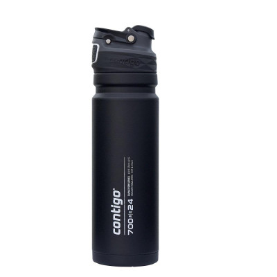 Двустенна бутилка за вода CONTIGO Free Flow AUTOSEAL™, 700 мл, Black