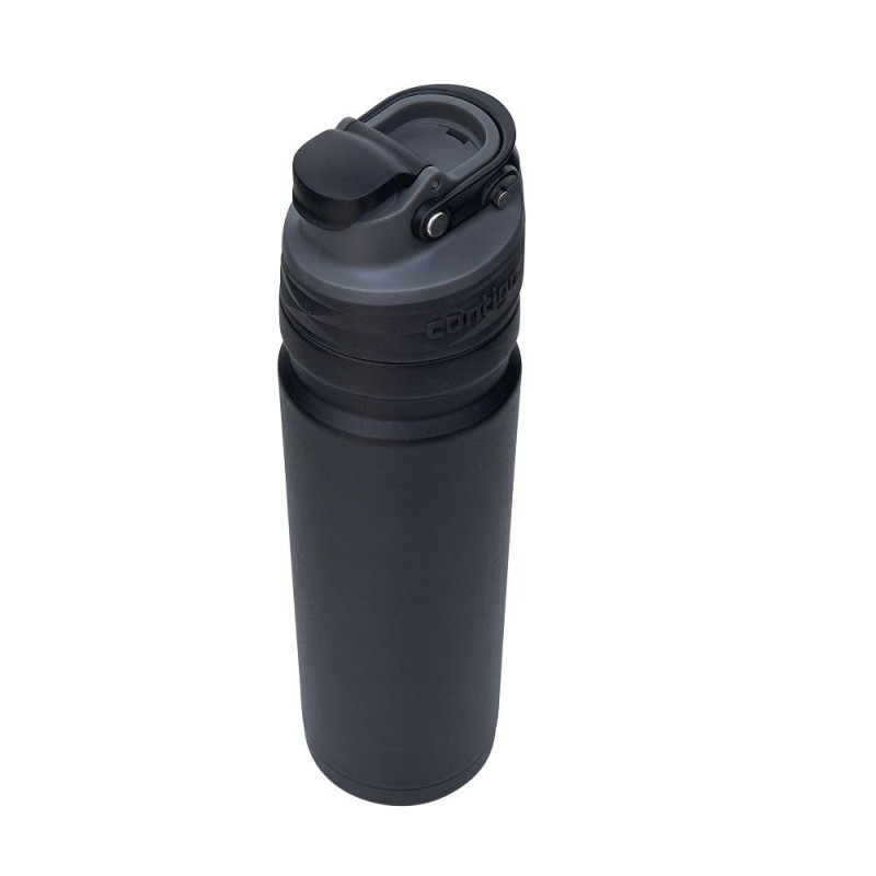 Двустенна бутилка за вода CONTIGO Free Flow AUTOSEAL™, 700 мл, Black
