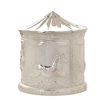 Касичка Bambino Carousel, посребрена