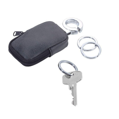 Ключодържател с калъф Troika-CLEAN CLICK, тъмносив