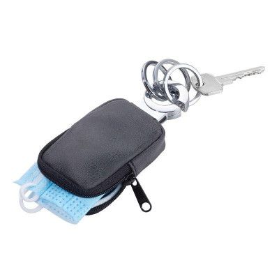 Ключодържател с калъф Troika-CLEAN CLICK, тъмносив