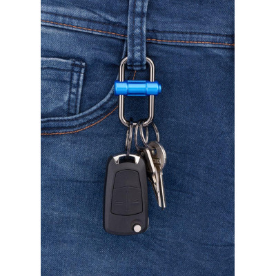 Ключодържател Troika-2-WAY KEY, син