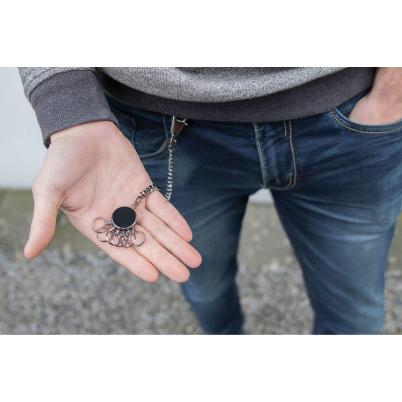 Ключодържател Troika-PATENT CHAIN, полиран