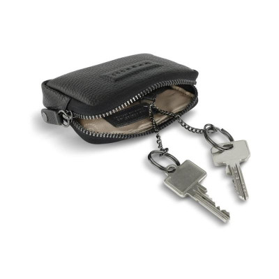 Кожен калъф за ключове Bugatti Elsa, черен