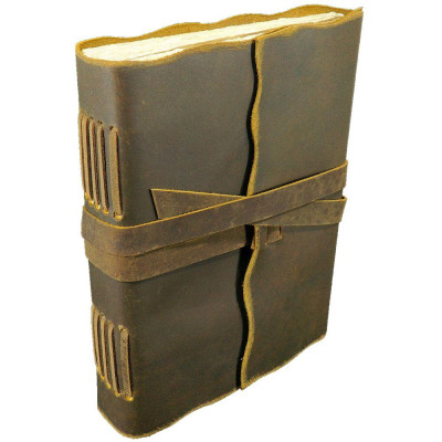 Кожен тефтер Yaatra, 180стр. 18х23см