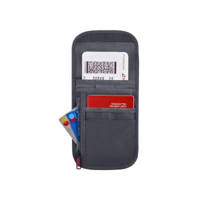 Портмоне за врат Wenger Travel Document RFID Neck Pouch, сиво