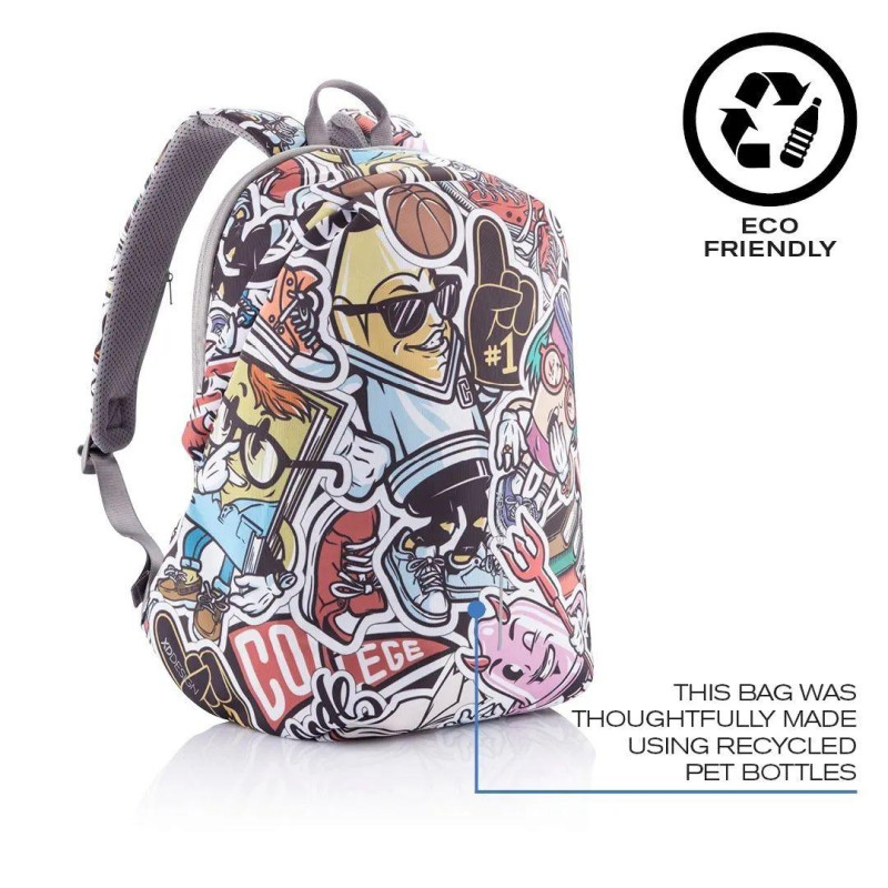 Раница XD-design Bobby Soft Art 15.6“, Grafitti