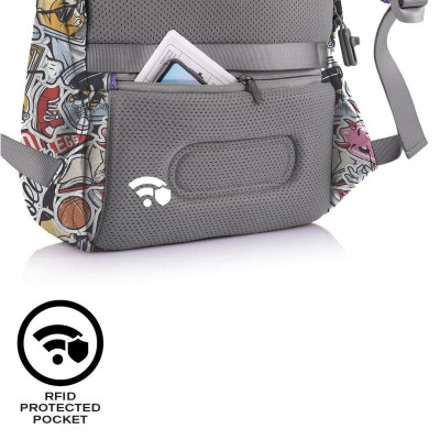 Раница XD-design Bobby Soft Art 15.6“, Grafitti