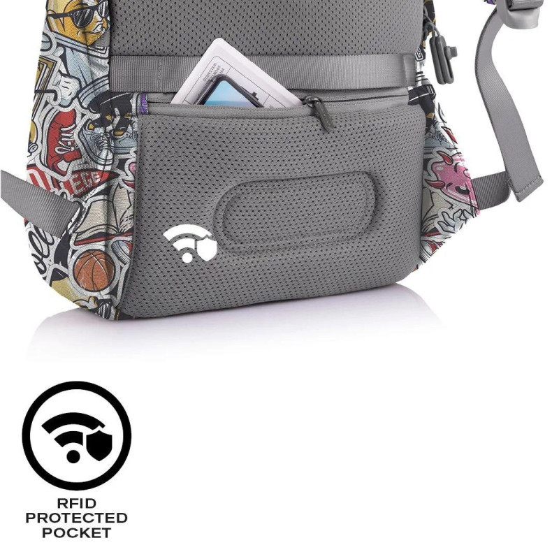 Раница XD-design Bobby Soft Art 15.6“, Grafitti