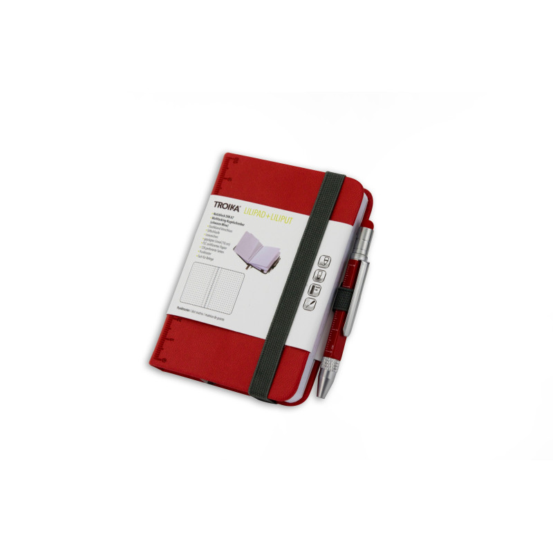 Тефтерче Troika-LILIPAD+LILIPUT, червено