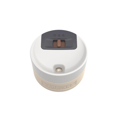 Термочаша от неръждаема стомана Kambukka Etna Grip с термокапак 3 в 1 Snapclean®, 500 мл, Barely Beige