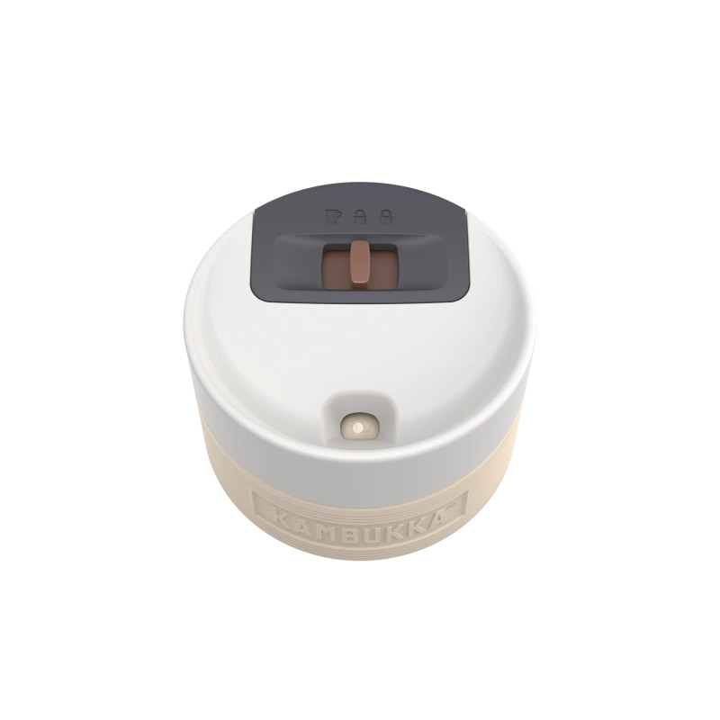 Термочаша от неръждаема стомана Kambukka Etna Grip с термокапак 3 в 1 Snapclean®, 500 мл, Barely Beige